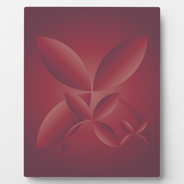 Plaque Photo crimson d'automne (Devant)