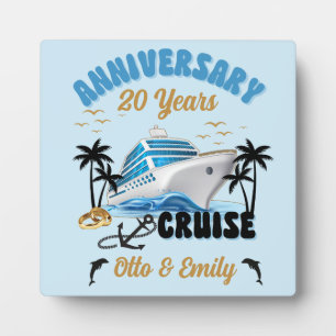 Plaque Photo Croisière pour couple d'anniversaire de mariage