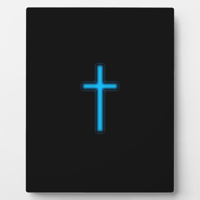 Plaque Photo Croix bleue (Devant)