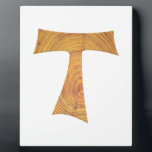 Plaque Photo Croix de Tau franciscaine en bois<br><div class="desc">Croix de Tau franciscaine en bois.  Ce design est également disponible sur plus de 50 autres produits différents ! Merci pour faire mes courses. Que Dieu vous bénisse,  vous et les vôtres !</div>