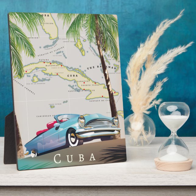 Plaque Photo Cuba (Côté)