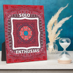 Plaque Photo Culture traditionnelle sindhi Ajrak Art Motif Impr