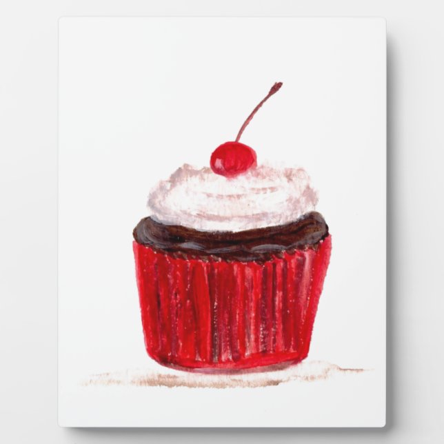 Plaque Photo Cupcake food art (Devant)