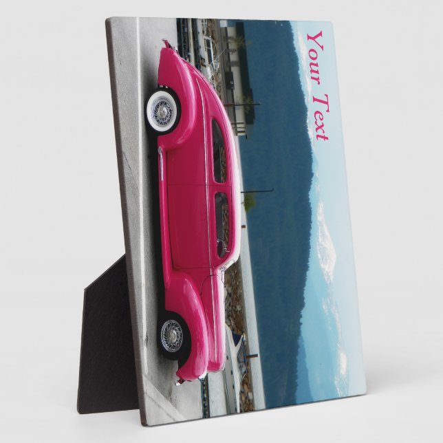 Plaque Photo Custom 1940 Famous American Make Sedan (Côté)