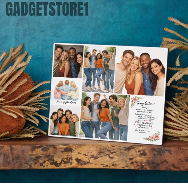 Plaque Photo Custom Best Friend – Perfect Friendship Day (Custom Best Friend – Perfect Friendship Day Plaque
)