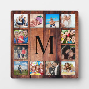 Plaque Photo Custom Family Photo Collage Reclaimed Wood