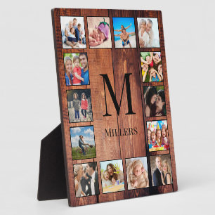 Plaque Photo Custom Family Photo Collage Reclaimed Wood