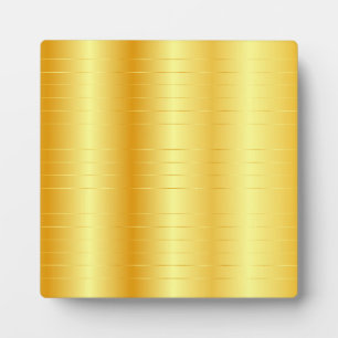 Plaque Photo Custom Gold Look élégant Modèle classique tendance