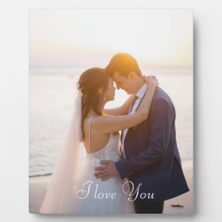 Plaque Photo Custom I Love You Photo