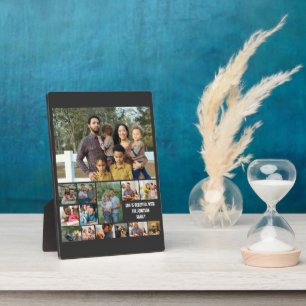 Plaque Photo Custom Modern Family 14 Photo Collage Modèle