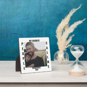 Plaque Photo Custom Sports père Sports maman modèle photo T-Shi