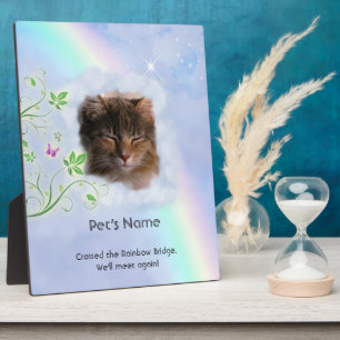 Plaque Photo (Customizable) Rainbow Bridge