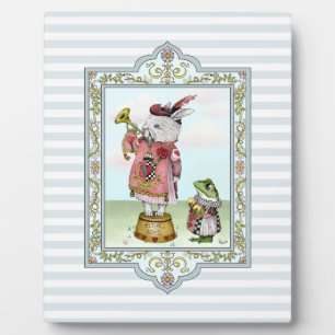 Plaque Photo Cute Alice au pays des merveilles Lapin Blanc Art