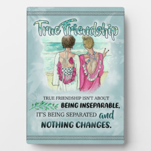 Plaque Photo Cute Best Friend Gift, Funny Friendship Day Gifts