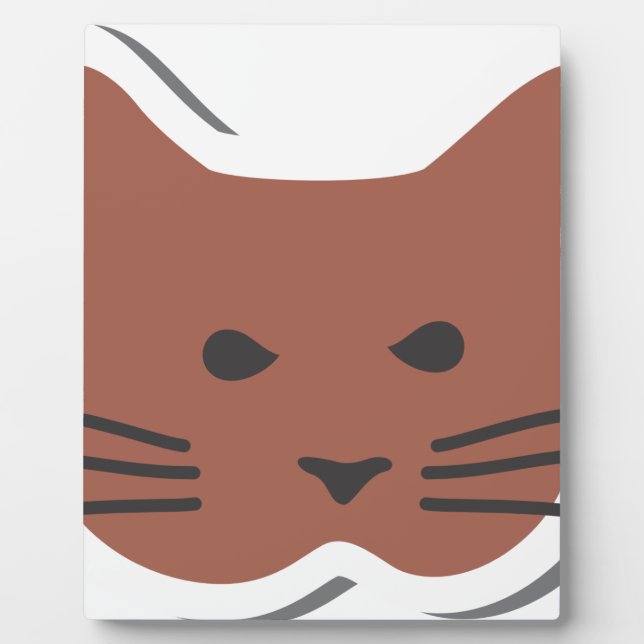 Plaque Photo Cute Chat 2 (Devant)