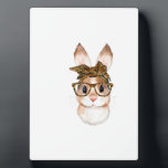 Plaque Photo Cute Easter Bunny Mom Easter Leopard Year of The R<br><div class="desc">Cute Easter Bunny Mom Easter Leopard Year of The Rabbit T-Shirt Small</div>