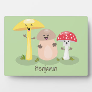Plaque Photo Cute kawaii champignon champignon toadstool