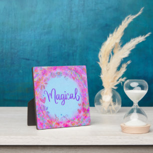 Plaque Photo Cute Magique Fun Inspirivity Easel rose