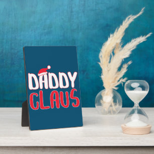Plaque Photo Daddy Claus Correspondant Père Noël Costume de Noë