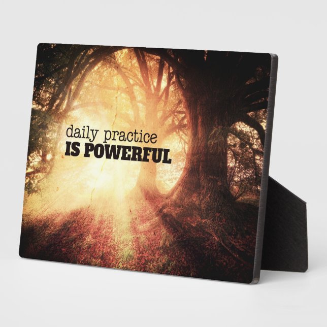 Plaque Photo Daily Practice (Côté)