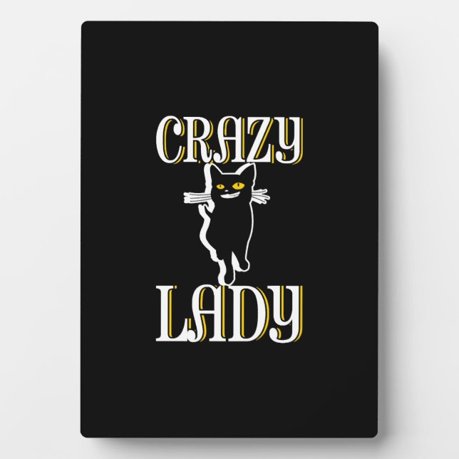 Plaque Photo Dame du Crazy Cat (Devant)