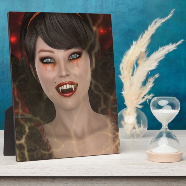 Plaque Photo Dame Vamp (Côté)