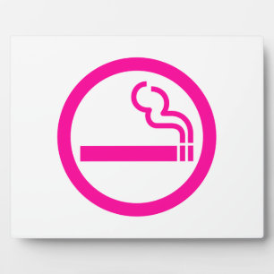 Plaque Photo Dames Zone fumeurs 喫 煙 女 性 Japonais