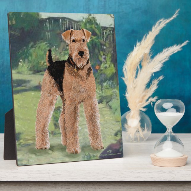 Plaque Photo Dans le jardin (Côté)