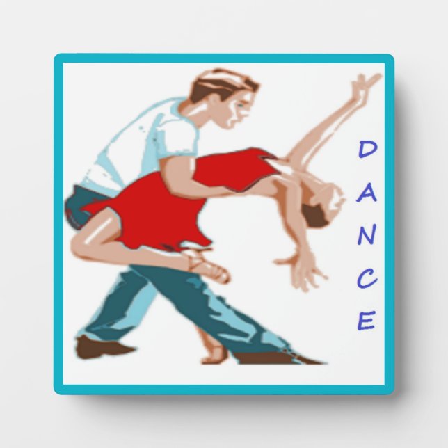 PLAQUE PHOTO DANSE (Devant)