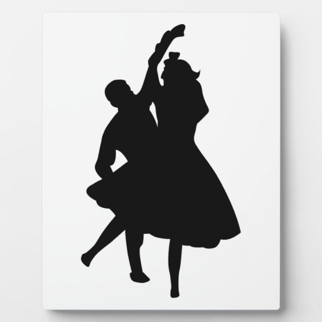 PLAQUE PHOTO DANSEURS DE SILHOUETTE (Devant)