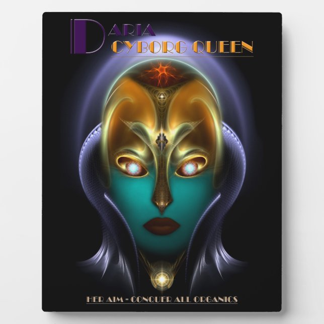 Plaque Photo Daria Cyborg Queen (Devant)