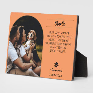 Plaque Photo de Chien - Souvenir Personalise