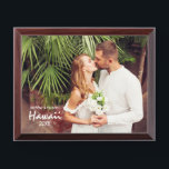 Plaque photo de couple Mariage et lune de miel<br><div class="desc">Plaque photo de couple Mariage et lune de miel</div>