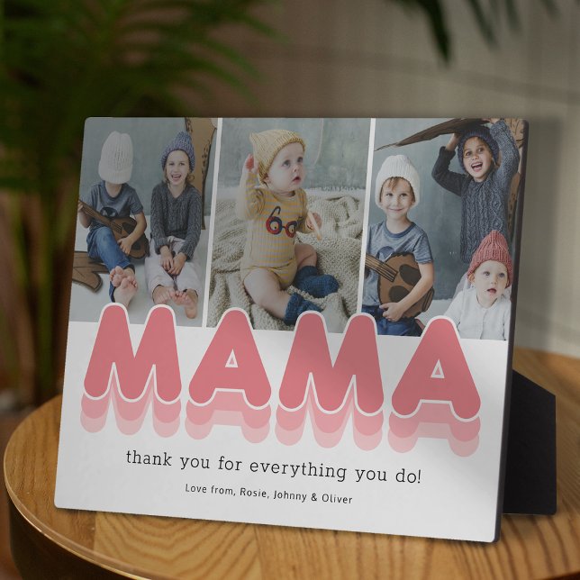 Plaque Photo de Maman Moderne (Créateur téléchargé)