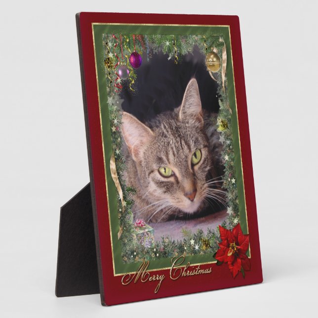 Plaque photo de Noël personnalisable (Côté)