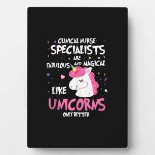 Plaque Photo Débardeur CNS Licorne Spécialistes Infirmières Cli