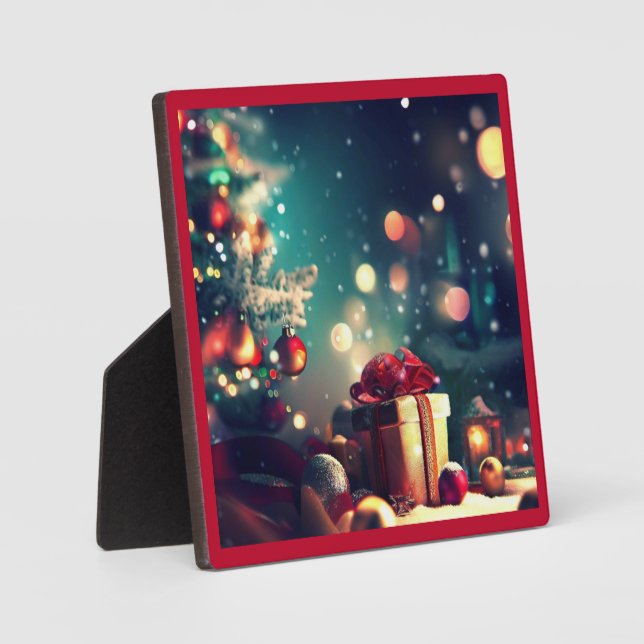 Plaque Photo Décorations de Noël 6 (Recto)