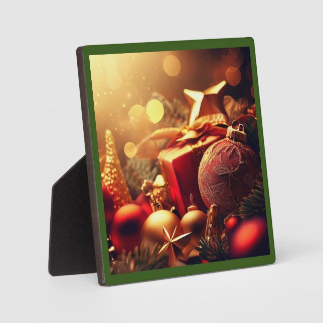 Plaque Photo Décorations de Noël 7 (Recto)
