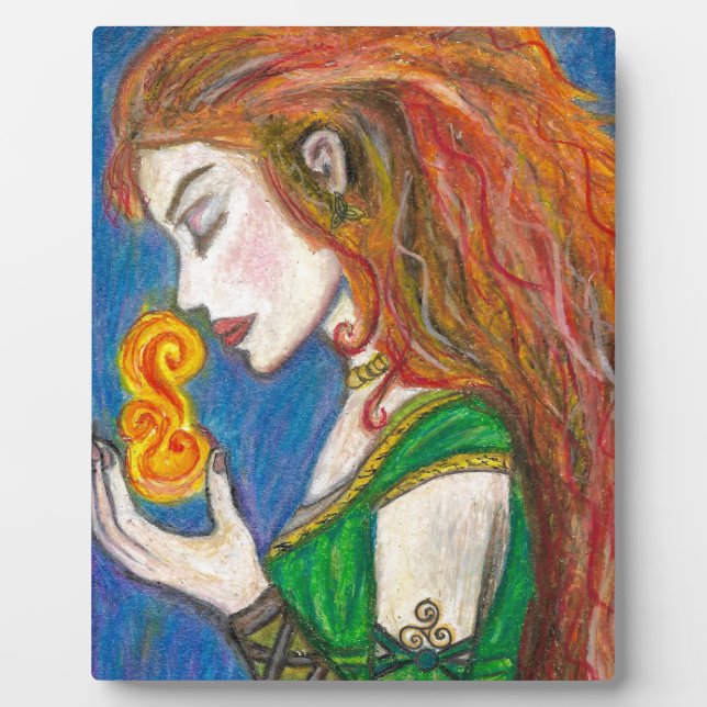 Plaque Photo Déesse Brigid (Devant)