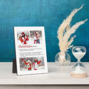 Plaque Photo Définition de Noël