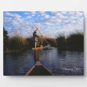 Plaque Photo Delta d'Okavango