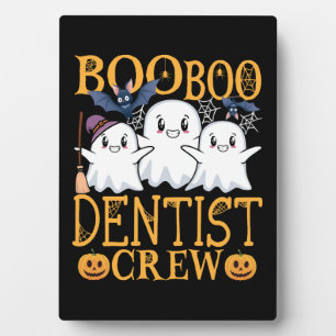 Plaque Photo Dentiste de l'équipe d'Halloween Dentiste