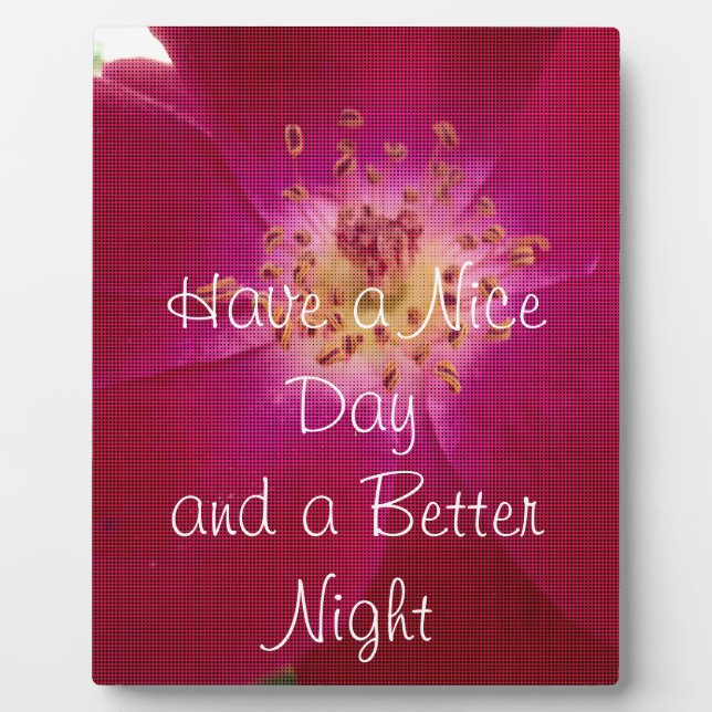 Plaque Photo Dernière Saint Valentin À damiers Rose (Devant)