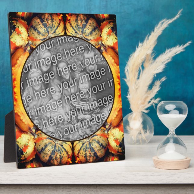 Plaque Photo Des gourmandises colorées Créez votre propre photo (Côté)