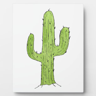 Plaque Photo Desert Cactus Desert Plantes Cactus Tree Design