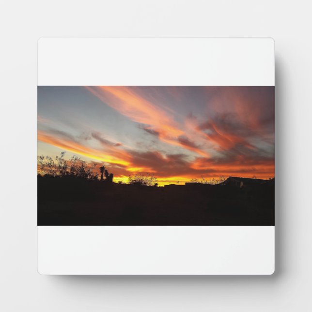 Plaque Photo Desert Sky (Devant)