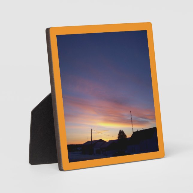 Plaque Photo Design d'art mural Sunrise (Recto)