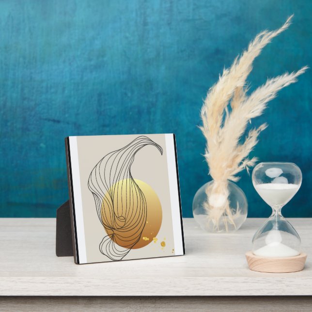 Plaque Photo Design de texture brillante (Insitu)