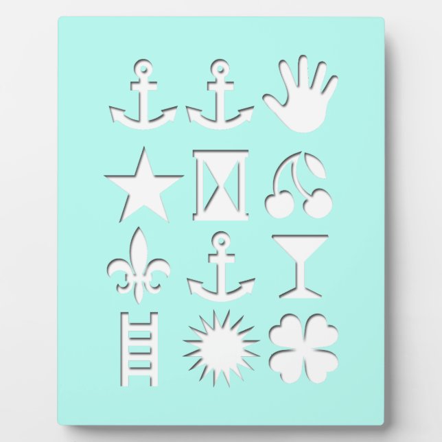 Plaque Photo design tendance (Devant)