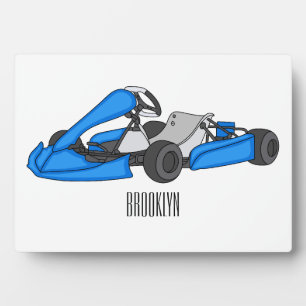 Plaque Photo dessin animé de Kart racing
